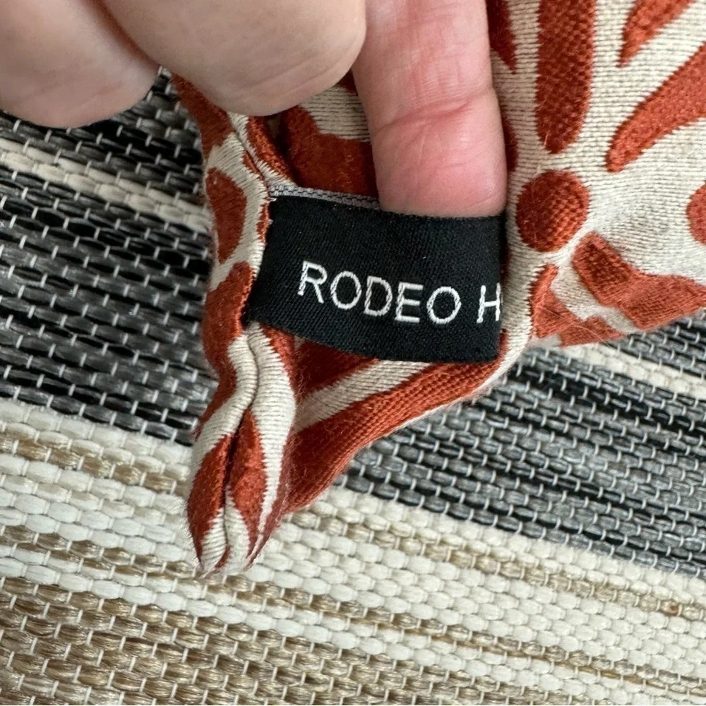 Rodeo Home Printed Decorative Square Pillow